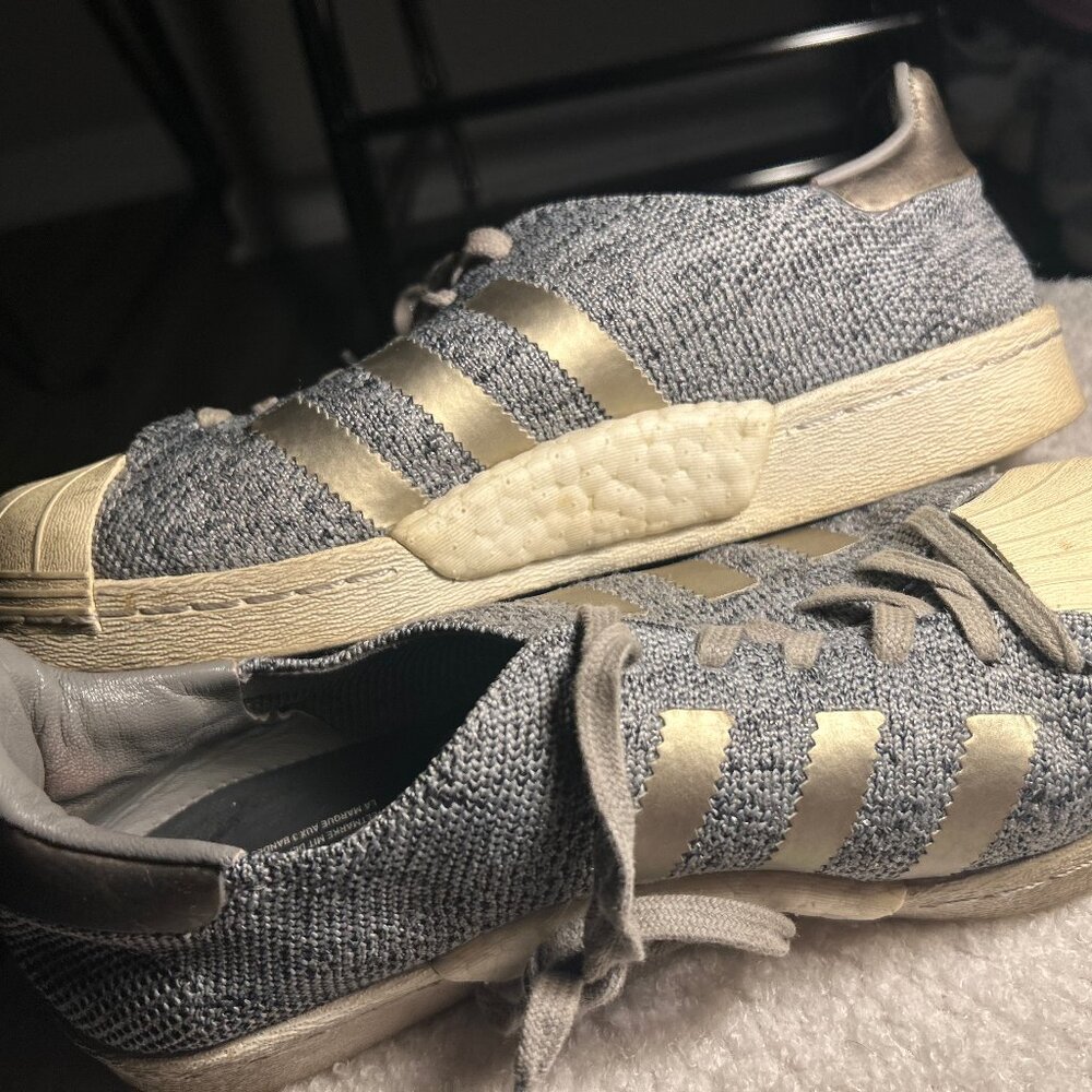 Adidas Superstar PK NM Boost Mens Athletic Shoes Sneakers Size 6 Gray BB8973 - Picture 4 of 9